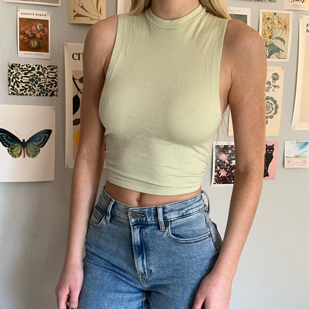 Urban outfitters out from under green open back top